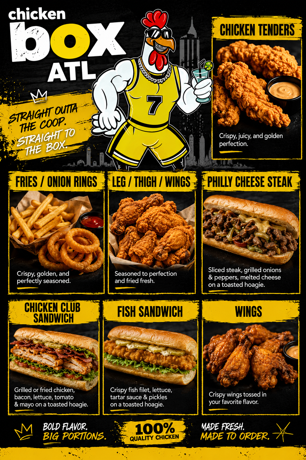 Chickenbox Menu